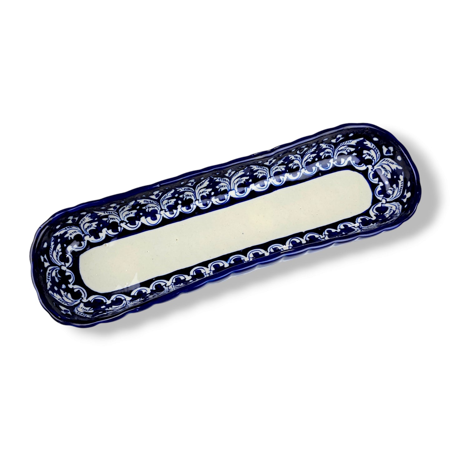 Blue Felicity Long Serving Dish
