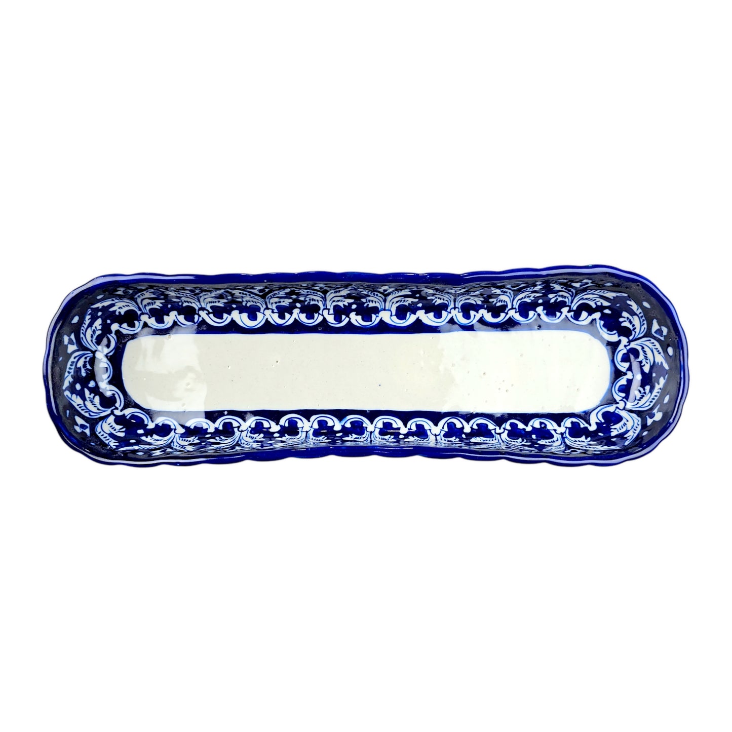 Blue Felicity Long Serving Dish